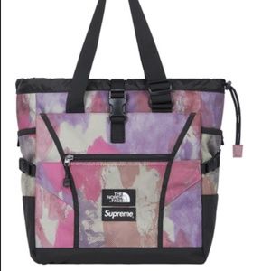 Supre X Northface Tote Bag Pink